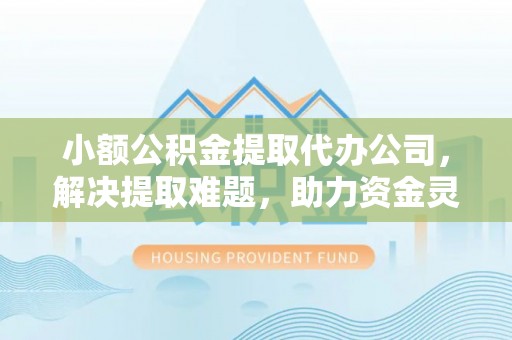 嘉兴小额公积金提取代办公司，解决提取难题，助力资金灵活使用