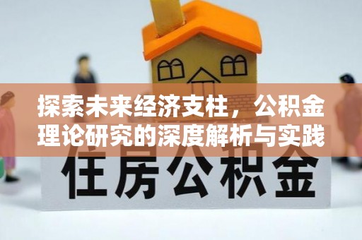 嘉兴探索未来经济支柱，公积金理论研究的深度解析与实践意义