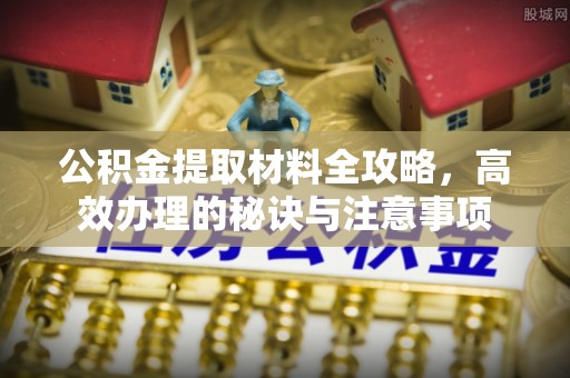 嘉兴公积金提取材料全攻略，高效办理的秘诀与注意事项