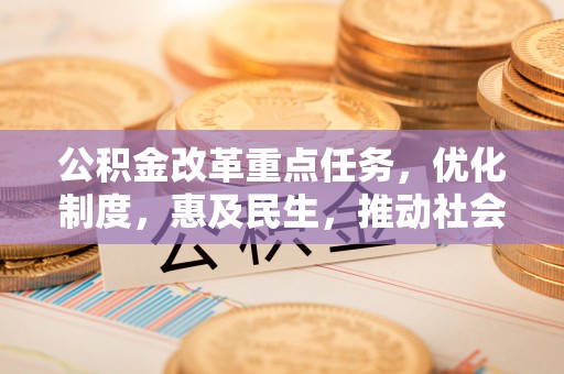 嘉兴公积金改革重点任务，优化制度，惠及民生，推动社会公平发展