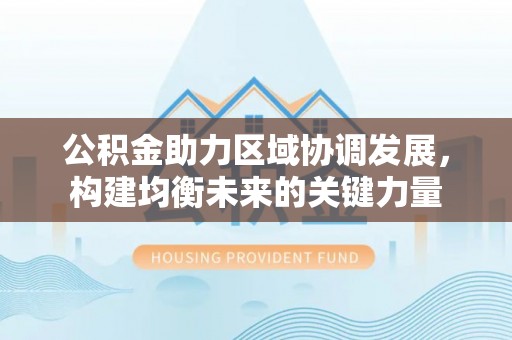 嘉兴公积金助力区域协调发展，构建均衡未来的关键力量