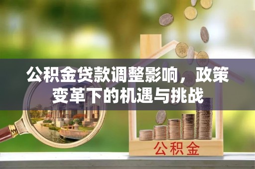 嘉兴公积金贷款调整影响，政策变革下的机遇与挑战
