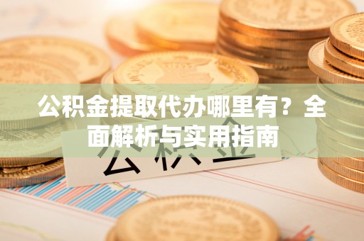嘉兴公积金提取代办哪里有？全面解析与实用指南