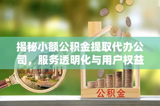 嘉兴揭秘小额公积金提取代办公司，服务透明化与用户权益保障