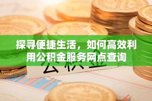 嘉兴探寻便捷生活，如何高效利用公积金服务网点查询