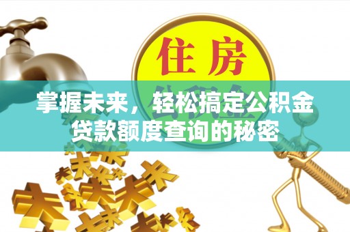 嘉兴掌握未来，轻松搞定公积金贷款额度查询的秘密