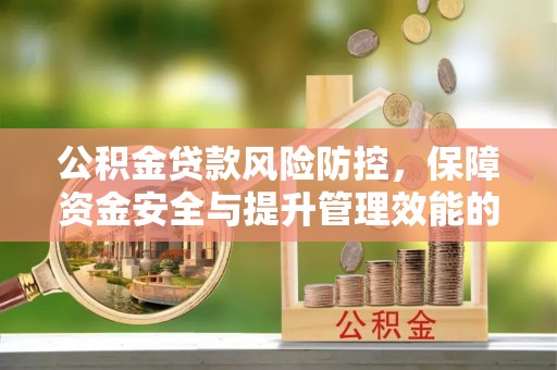 嘉兴公积金贷款风险防控，保障资金安全与提升管理效能的多维度探索