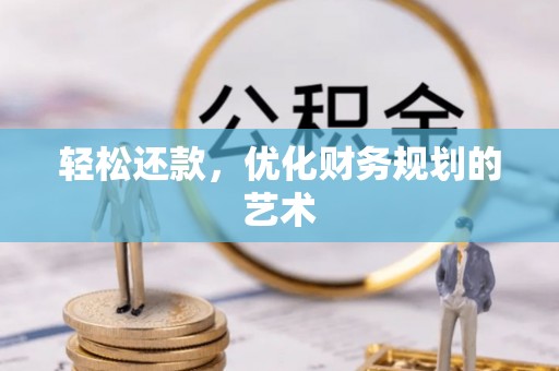 嘉兴轻松还款，优化财务规划的艺术