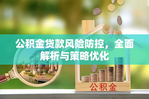 嘉兴公积金贷款风险防控，全面解析与策略优化