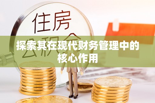 嘉兴探索其在现代财务管理中的核心作用