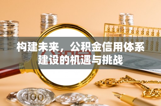 嘉兴构建未来，公积金信用体系建设的机遇与挑战