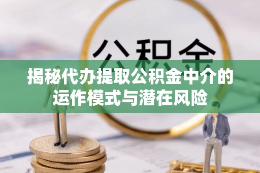 嘉兴揭秘代办提取公积金中介的运作模式与潜在风险