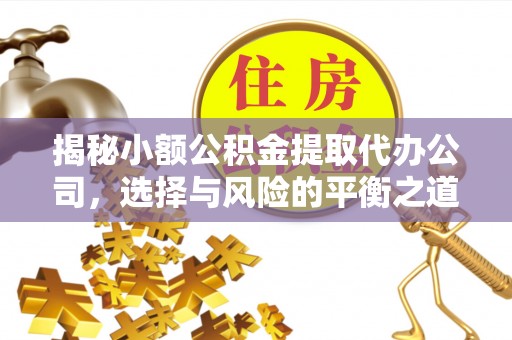 嘉兴揭秘小额公积金提取代办公司，选择与风险的平衡之道