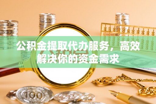 嘉兴公积金提取代办服务，高效解决你的资金需求