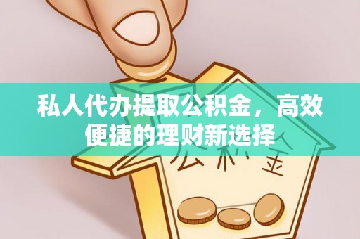 嘉兴私人代办提取公积金，高效便捷的理财新选择