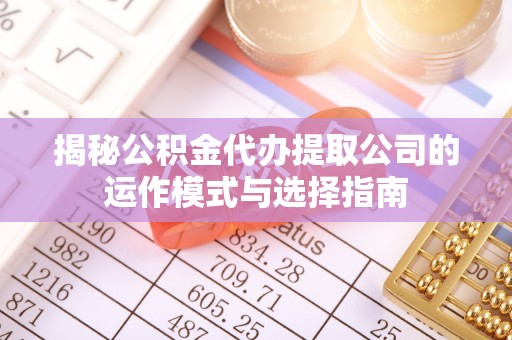 嘉兴揭秘公积金代办提取公司的运作模式与选择指南