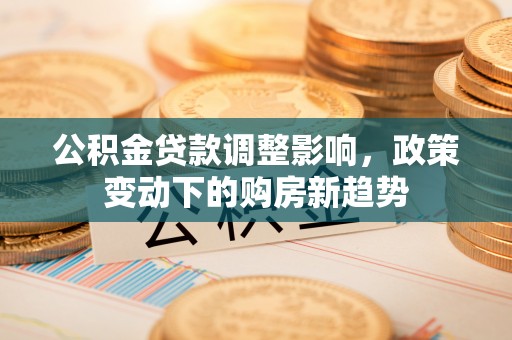 嘉兴公积金贷款调整影响，政策变动下的购房新趋势
