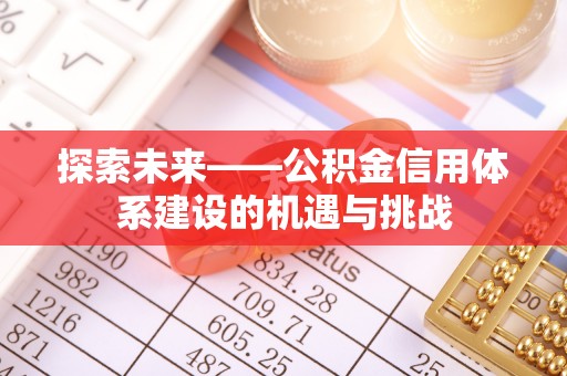 嘉兴探索未来——公积金信用体系建设的机遇与挑战