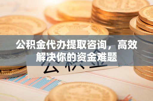 嘉兴公积金代办提取咨询，高效解决你的资金难题