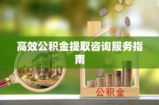 嘉兴高效公积金提取咨询服务指南