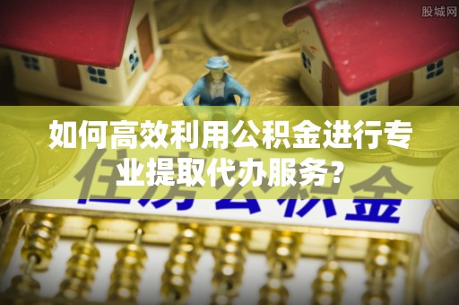 嘉兴如何高效利用公积金进行专业提取代办服务？